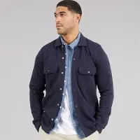 Threadbare Chemise manches longues Homme Relay Navy