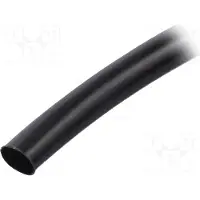 TNE Tuyau isolant électrique, 10 pièces, plage de température -20°C à 125°C, couleur noire, longueur : 10 mètres. Référence : PVC125-6-BK-10. Usage : électrique