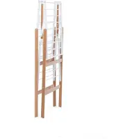 OEM Paravent pliable en aluminium pour la salle de bain, le jardin, la chambre et le balcon - 130 x 55 x 90 cm