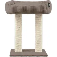 Silvio Design Rohrschneider RS 22377 : Arbre à chat "Katzenbaum" avec canapé douillet, comprenant 2 éléments de base – pour griffer et se détendre