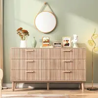 Sonstiges Commode à 6 tiroirs, en bois, largeur 100 cm, profondeur 34 cm, meuble de rangement