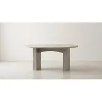 Xl Moebel Gmbh Table à manger beige pratique, table ovale confortable, meubles de salle à manger