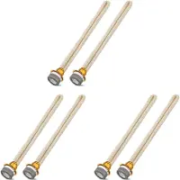 Torribaly Lot de 6 mèches de rechange pour lampe à huile, brûleur catalytique à contrôle d'air