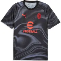 Puma Ac Milan Warm Up Pre Match Short Sleeve T-shirt Bleu M