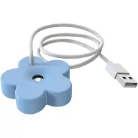 Typecat Mini humidificateur portable avec câble USB étanche, design de voyage personnel pour chambre à coucher, bleu