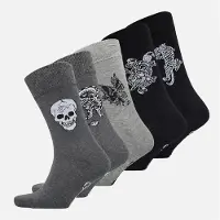 Ed Hardy Chaussettes habillées Homme Glenby, lot de 5 Mixed