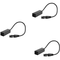 Typecat 3X L'Isolateur de Câble Audio XLR élimine Le Bruit L'Isolateur Audio de Boucle de Masse Anti-Interférences élimine Le Bruit