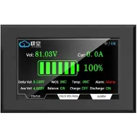 Torribaly JIKONG Carte de Protection de Batterie au Lithium JKBMS avec Écran Tactile de 4,3 Pouces