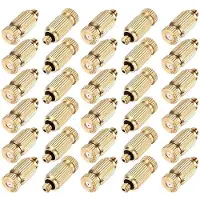 Typecat 10 Buses de Brumisation en Laiton, Orifice de 0,5 mm, Haute Pression, pour L'Extérieur, Anti-Goutte