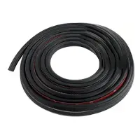 Typecat Joint D'Étanchéité en Caoutchouc pour Portière de Voiture, Double Couche en Forme de L, Joint D'Étanchéité Automobile (10 M)
