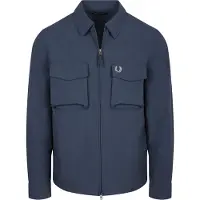 Fred perry Surchemise Pocket Ribstop Marine