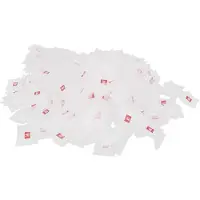 Semoic 500 Pièces de Sachets de Thé Pyramidaux en Nylon avec Filtre et Étiquette à Ficelle Unique, 5,8 X 7 cm, Sachets de Thé Vides Transparents