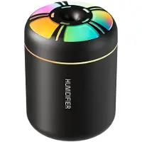 Torribaly Humidificateur D'Air USB 180 Ml, Diffuseur D'Arômes, Purificateur D'Huiles Essentielles, Aromathérapie, Lumières Colorées, pour Voiture, Maison,