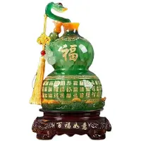 Semoic Décoration Feng Shui en Forme de Gourde pour Maison , Chambre, Meuble TV, Décoration Attrayante pour le Vin