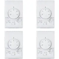 Typecat 4X MT01 220VAC Thermostat MéCanique de PièCe Climatiseur Ventilateur Bobine Thermostat RéGulateur de TempéRature Chaud
