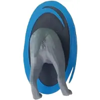 Semoic Décoration de Cadre de Porte pour Chat sur la Porte Ornement Décoratif pour Porte pour les Amoureux des Chats Saint Valentin Sculpture Murale 3D B