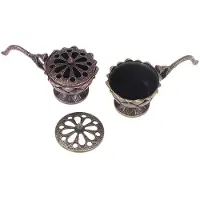 Typecat Brûleur D'Encens Lotus Porte-Encens avec Poignée Lotus Creux Bâton D'Encens Brûleur Artisanat Décoration de la Maison