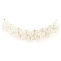 Semoic Macramé Frangé Tissé Tapisserie Tenture Murale Maison DéCoration Murale DéCor Salon Chambre TêTe de Lit Tenture Murale