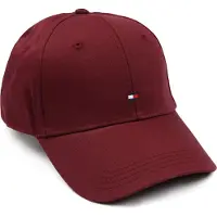 Tommy Hilfiger Casquette Logo Bordeaux Rouge