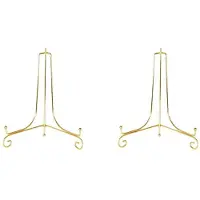Semoic 2X PréSentoir en ou Support Artisanal Support de Livre Support de Photo PiéDestal Bol Cadre de Plat Support D'Assiette Photo Chevalet DéCor de