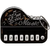 ISTOVO Porte-Clés Pendentif Piano, Instrument de Musique, Breloque pour Sac à Dos, Sac à Main, Décoration