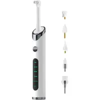 Torribaly Brosse à Dents Électrique, Polisseuse, Appareil de Blanchiment des Dents, Élimine la Plaque Dentaire et le Tartre, Kit D'Accessoires pour Brosse à