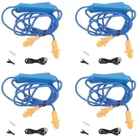 Torribaly 4X Bouchons D'Oreille pour Écouteurs de Travail, Suppression Du Bruit, Protection Auditive, Chantiers de Construction, Endroits Bruyants