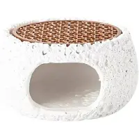 Typecat Assiette Ronde en Matériau Roche Artistique pour Chauffer des Bougies, Base Isolante pour Cuisine et Salle à Manger, Vaisselle Ménagère B