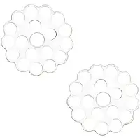 Tlily Support de Tige en Spirale Ikebana pour Fleurs Support de Tige en Spirale Bouquet Twister DIY Accessoire D'Art Floral 19 Trous