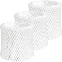 Tlily Filtre de Remplacement pour Humidificateur pour Humidificateur de Chevet à Baldaquin, Filtre en Papier de Pâte de Bois, Filtres D'Humidificateur 3