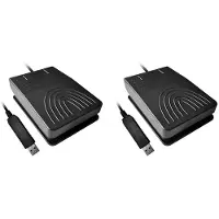 Torribaly 2X Interrupteur au Pied USB Pédale de Clavier Contrôle de la Pédale USB Pédale de Commande Unique Haute Sensibilité pour PC Ordinateur de Bureau