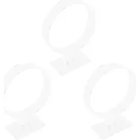 Semoic 3X Support de Bandeau Acrylique, Accessoires pour Cheveux, PréSentoir de Bandeau, Support de Bijoux Transparent