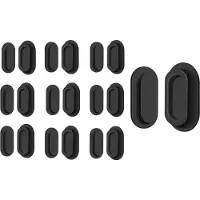 Kepptory Lot de 10 Supports Magnétiques pour Télécommande, Fixation Murale Adhésive Sans Perçage, pour TV, Ventilateur, Climatiseur A