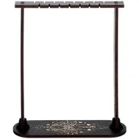 Semoic Porte-Cristal Wiccan en Bois PréSentoir à Pendule en Bois PréSentoir à Pendule de RadiesthéSie, B