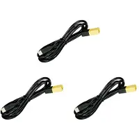 Torribaly 3X Prise Mâle XT60 Vers Prise XT60 de Type C Câble D'Alimentation Câble Adaptateur de Charge XT60/T pour Chargeur PD60 RC Drone Quadcopter