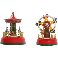 Semoic Musique de Noël Carrousel Lumineux Noël Enfants Chambre Nuit Lumière Décoration Maison Cadeau