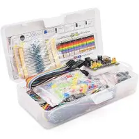 Torribaly Avec Kit de DéMarrage de PotentiomèTre LED de Condensateur de RéSistance de Planche à Pain de 830 Points D'Attache