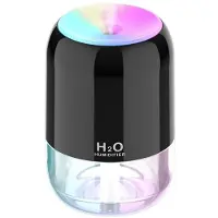 Tlily Humidificateur D'Air USB, LumièRe D'Ambiance, Parfum, PulvéRisation Intelligente, Diffuseur D'AromathéRapie Coloré, Humidificateur pour Voiture,