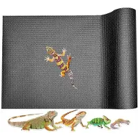 Torribaly Tapis de Reptile Extra Large, Tapis de Reptile, Substrat de Gecko Léopard, Accessoires de Réservoir de Dragon Barbu (17,8 Pouces X 118,2 Pouces)
