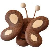 Semoic Désodorisant de Voiture en Bois, Sculpture de Papillon, Parfum Déodorant Aromathérapie Décoration, Décoration de la Maison