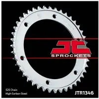 ItalyRacing 525 Jtr1346.43 Steel Rear Sprocket Argenté 43t