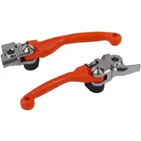 Polisport Pivot Jeu de leviers pliables orange - compatible KTM / Husqvarna
