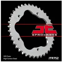 JT Sprockets 525 Jtr752.41 Rear Sprocket Argenté 41t
