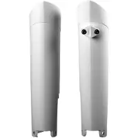 Polisport Ktm Sx/sx-f/xc/xc-f 08-14 Exc/exc-f 08-15 Husqvarna 14-15 Fork Protectors Blanc