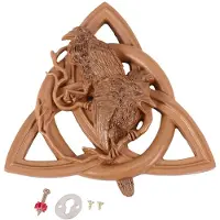 Semoic Dieux PaïEns Nordiques Sculpture PaïEnne Rune Nordique RéSine Tenture Murale DéCor Jardin Cour DéCoration Statues Porte Pendentif Suspendu