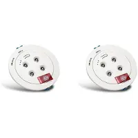 Torribaly 2X Lampe de Secours à 4 LED avec Batterie au Lithium Intégrée et Plafonnier Encastré