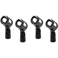 Typecat 4 Pinces Universelles pour Pied de Microphone, Supports de Fixation Réglables pour un Placement Sûr et Flexible
