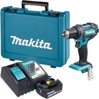 Makita Perceuse-visseuse sans fil DDF 482 RT1E 18 V 62 Nm + 1 batterie 5,0 Ah + chargeur + mallette