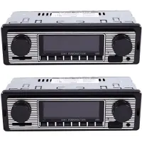 Torribaly autoradios Bluetooth vintage avec lecteur MP3, stéréo, USB, AUX, audio classique