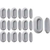 Kepptory Lot de 10 Supports Magnétiques pour Télécommande, Fixation Murale Adhésive Sans Perçage, pour TV, Ventilateur, Climatiseur C